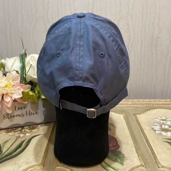 Volcom Strap Back Adjustable Spell Out Soft Cap Hat One Size Blue Like New - Picture 9 of 15